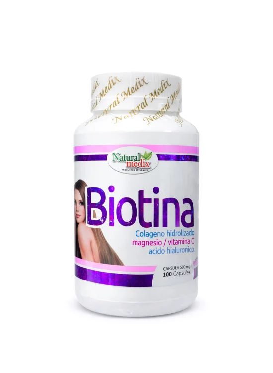 CAPSULA BIOTINA x100 NATURAL MEDIX