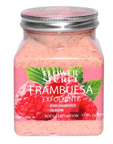 EXFOLIANTE FRAMBUESA 500ML FLOWER SECRET