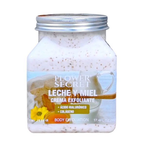 EXFOLIANTE LECHE Y MIEL 500ML FLOWER SECRET