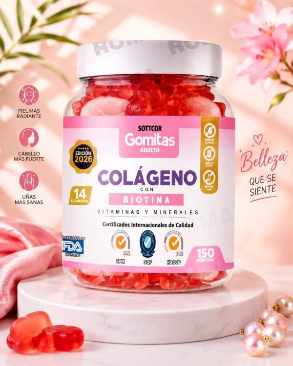 GOMITA COLÁGENO CON BIOTINA