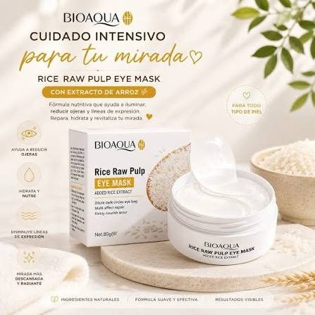 MASCARILLAS DE OJERAS ARROZ BIOAQUA SACHETS BQY02840