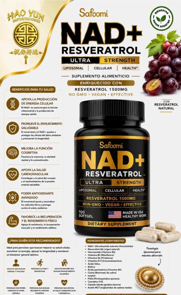 NAD + RESVERATROL