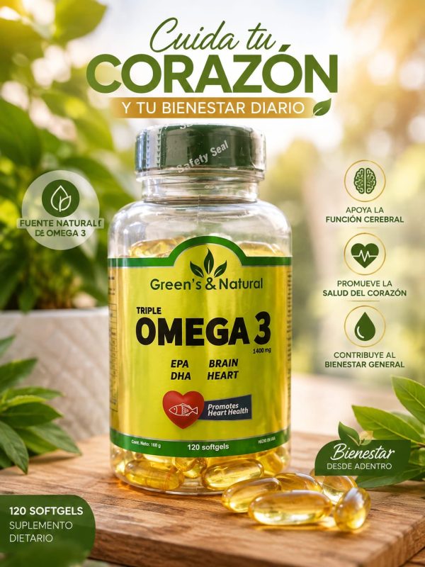 TRIPLE OMEGA 3/ GREEN'S& NATURAL